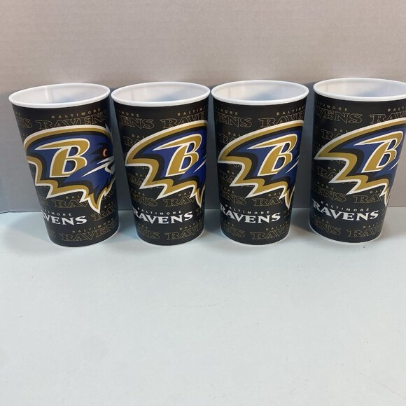 Baltimore Ravens‎ NFL Football Party Supplies Bowl Cups Pom Poms Sticks Picks - Picture 5 of 16